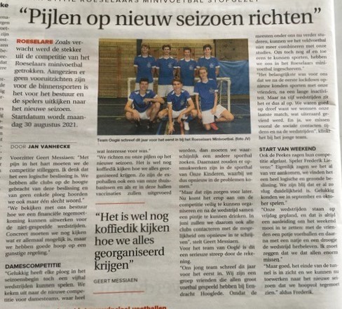 Pijlen op nieuw seizoen richten